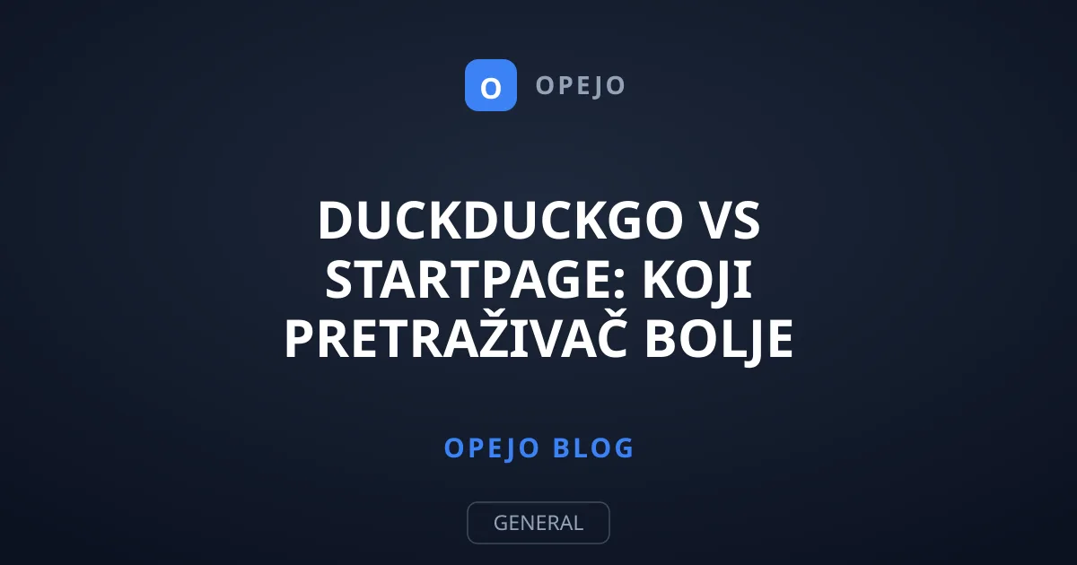 DuckDuckGo vs Startpage: Koji pretraživač bolje štiti privatnost?